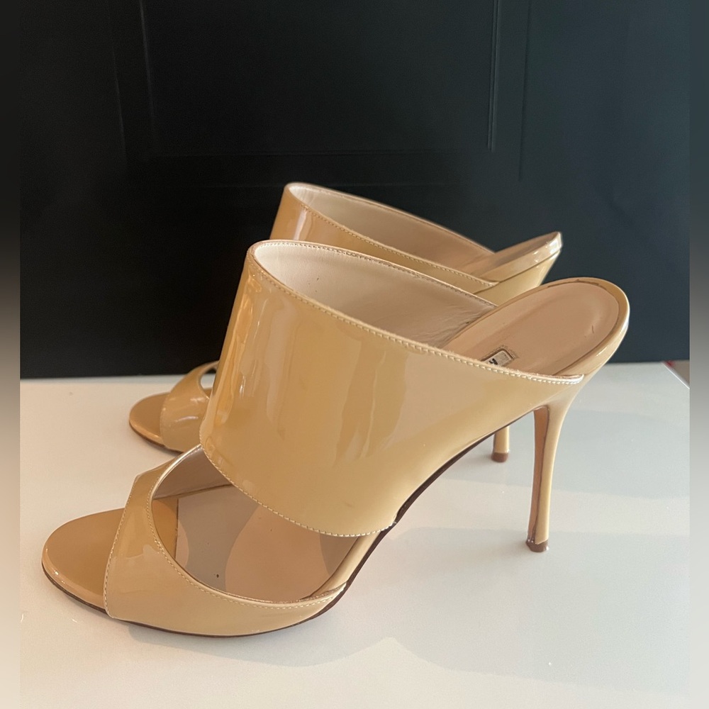 Manolo Blahnik Nude Heels